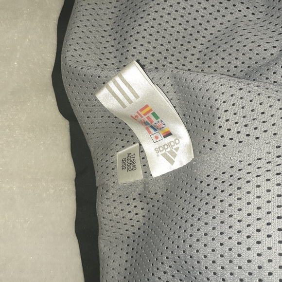 Mens Adidas Windbreaker Jacket Nylon Black Gray Size  M - Picture 7 of 8